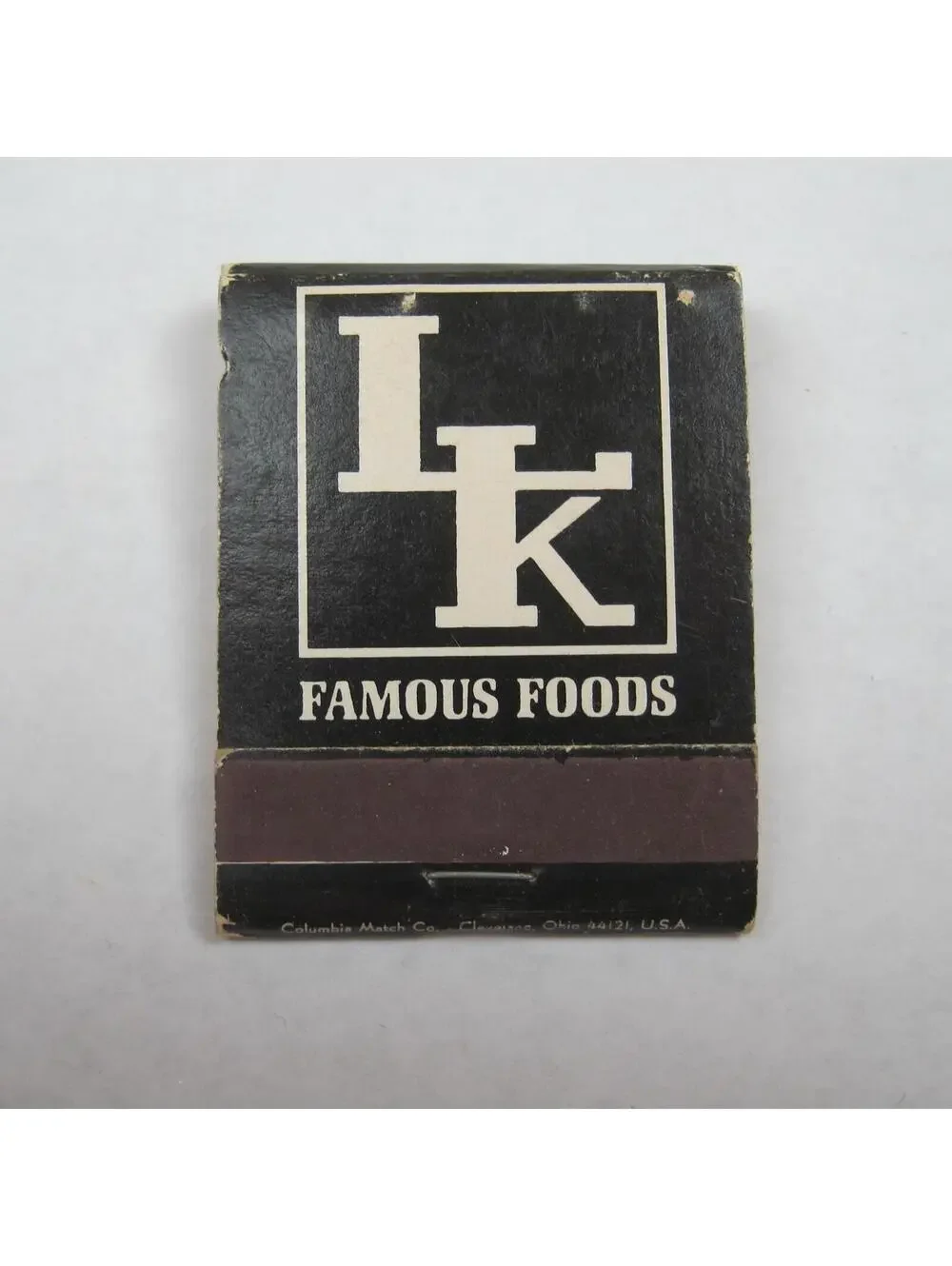 3 Vintage Matchbooks Ohio Manor Restaurants, LK Famous Foods & Amerihost Inn